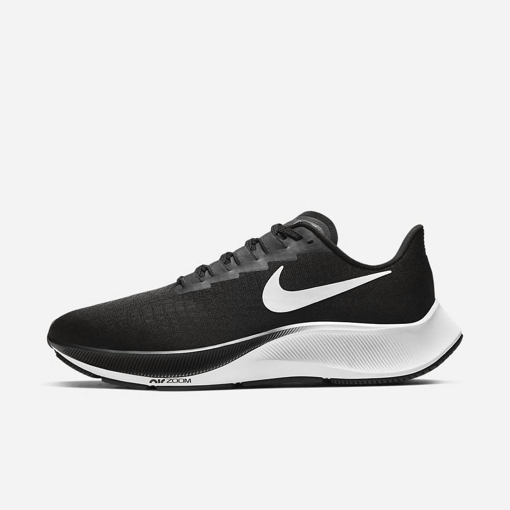 Chaussure De Running Nike Air Zoom Pegasus 37 Noir 3061-975 Black/White Homme | XMB-61596741